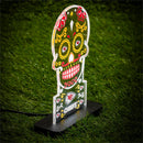 Kansas City Chiefs NFL Football Sugar Skull Desklite LED Decor