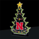 University of Nebraska College Holiday Tree Desklite LED Decor