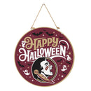 Florida State University Halloween Round Door Decor with Hanging Rope, 18x18