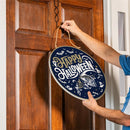 US Naval Academy Halloween Round Door Decor with Hanging Rope, 18x18