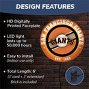 San Francisco Giants, Metal Lite, Round