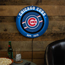 Chicago Cubs, Metal Lite, Round