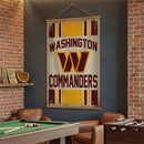 Washington Commanders, Canvas Wall Tapestry, Large, 54x36