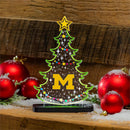 University Of Michigan College Holiday Tree Desklite LED Decor