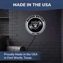 LAS VEGAS RAIDERS, Metal Lite, Round