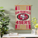 San Francisco 49ers, Canvas Wall Tapestry, Medium, 36x24