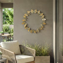 VivaStyle Indoor Wall Decor, Metal, 3D Butterflies on Circle