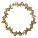 VivaStyle Indoor Wall Decor, Metal, 3D Butterflies on Circle