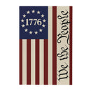Red White & Bloom Indoor Wood Wall Decor, We The People, 24"x16"