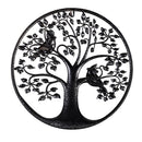 Cottage Garden Outdoor Wall Decor, Metal Tree of Life with Cardinal, 15"D