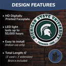Michigan State University, Metal Lite, Round