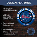 Philadelphia Phillies, Metal Lite, Round