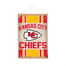 Kansas City Chiefs, Canvas Wall Tapestry, Medium, 36x24