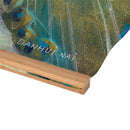 Seaside Retreat Indoor Wall Decor Canvas Tapestry, Peacock 52"X 36" Canvas Tapestry
