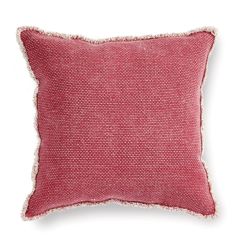 NAPA Home & Garden, WOVEN FRINGED SQUARE PILLOW,JM200RD