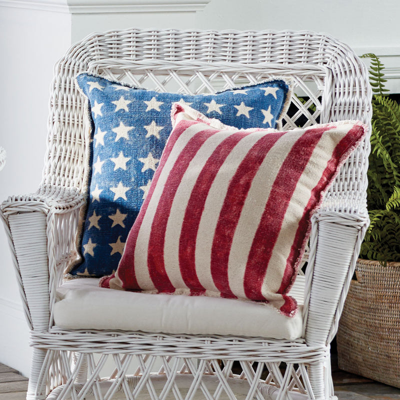 NAPA Home & Garden, STAR SPANGLED SQUARE PILLOW,JM227