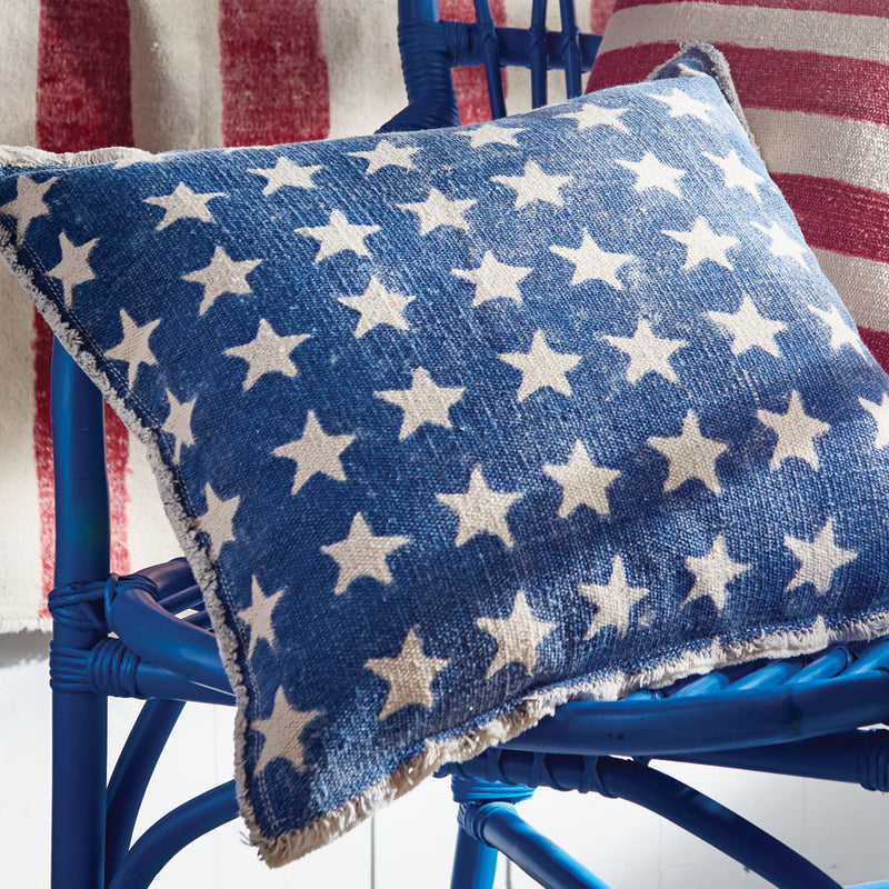 NAPA Home & Garden, STAR SPANGLED SQUARE PILLOW,JM227