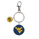 West Virginia University Key Chain Charm