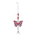 Heart Of The Home Hanging Charm, Metal Butterfly and Heart, Asst of 2, Display