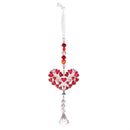Heart Of The Home Hanging Charm, Metal Butterfly and Heart, Asst of 2, Display