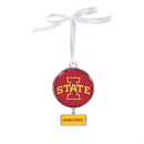 Iowa State University Shaped Metal Ornament