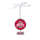 Ohio State University Shaped Metal Ornament