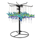Cottage Garden Hanging Charm, Hummingbird & Dragonfly, Asst of 2, Display