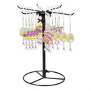 Hop Into Spring Hanging Charm, Metal Bunny, Egg and Flower, Display, Asst of 3