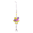 Hop Into Spring Hanging Charm, Metal Bunny, Egg and Flower, Display, Asst of 3