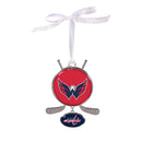 Washington Capitals Shaped Metal Ornament