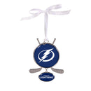 Tampa Bay Lightning Shaped Metal Ornament