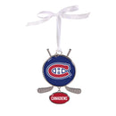 Montreal Canadiens Shaped Metal Ornament