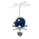 Houston Astros Shaped Metal Ornament