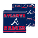 Atlanta Braves Quick Dry 1pc Kitchen Towel and 1pc Dish Cloth Kitchen Gift Set