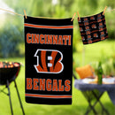 Cincinnati Bengals Quick Dry 1pc Kitchen Towel and 1pc Dish Cloth Kitchen Gift Set
