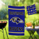 Baltimore Ravens Quick Dry 1pc Kitchen Towel and 1pc Dish Cloth Kitchen Gift Set