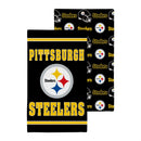 Pittsburgh Steelers Quick Dry 1pc Kitchen Towel and 1pc Dish Cloth Kitchen Gift Set