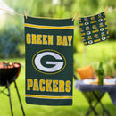 Green Bay Packers Quick Dry 1pc Kitchen Towel and 1pc Dish Cloth Kitchen Gift Set