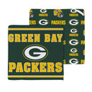 Green Bay Packers Quick Dry 1pc Kitchen Towel and 1pc Dish Cloth Kitchen Gift Set