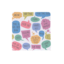 Pet Central Cat Thoughts Kitchen Towel Quick Dry Dish Cloth, 10"x10", Set of 3