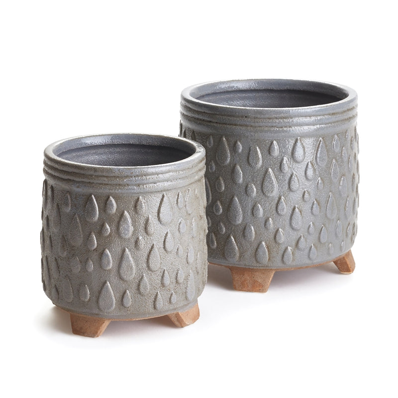 Napa Home Garden, PORTER POTS ,SET OF 2 GY,lk204gy