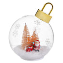 Heartfelt Cheer LED Table Decor Plastic Ornament with LED Snowflake, 7.5"H, Asst of 2