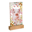 Hillside Pasture LED Table Decor, Acrylic Farm Animal, 10"H, Asst of 3