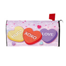 Candy Hearts Mailbox Cover