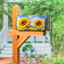 Golden Sunflower Field Mailbox Cover