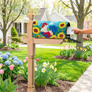Sunflower Rooster Mailbox Cover