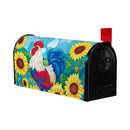 Sunflower Rooster Mailbox Cover
