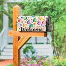 Colorful Egg Welcome Mailbox Cover