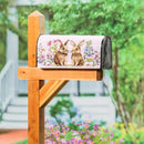 Hop Into Spring Bunny Pair Mailbox Cover
