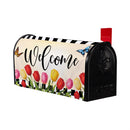Tulip Garden Welcome Mailbox Cover